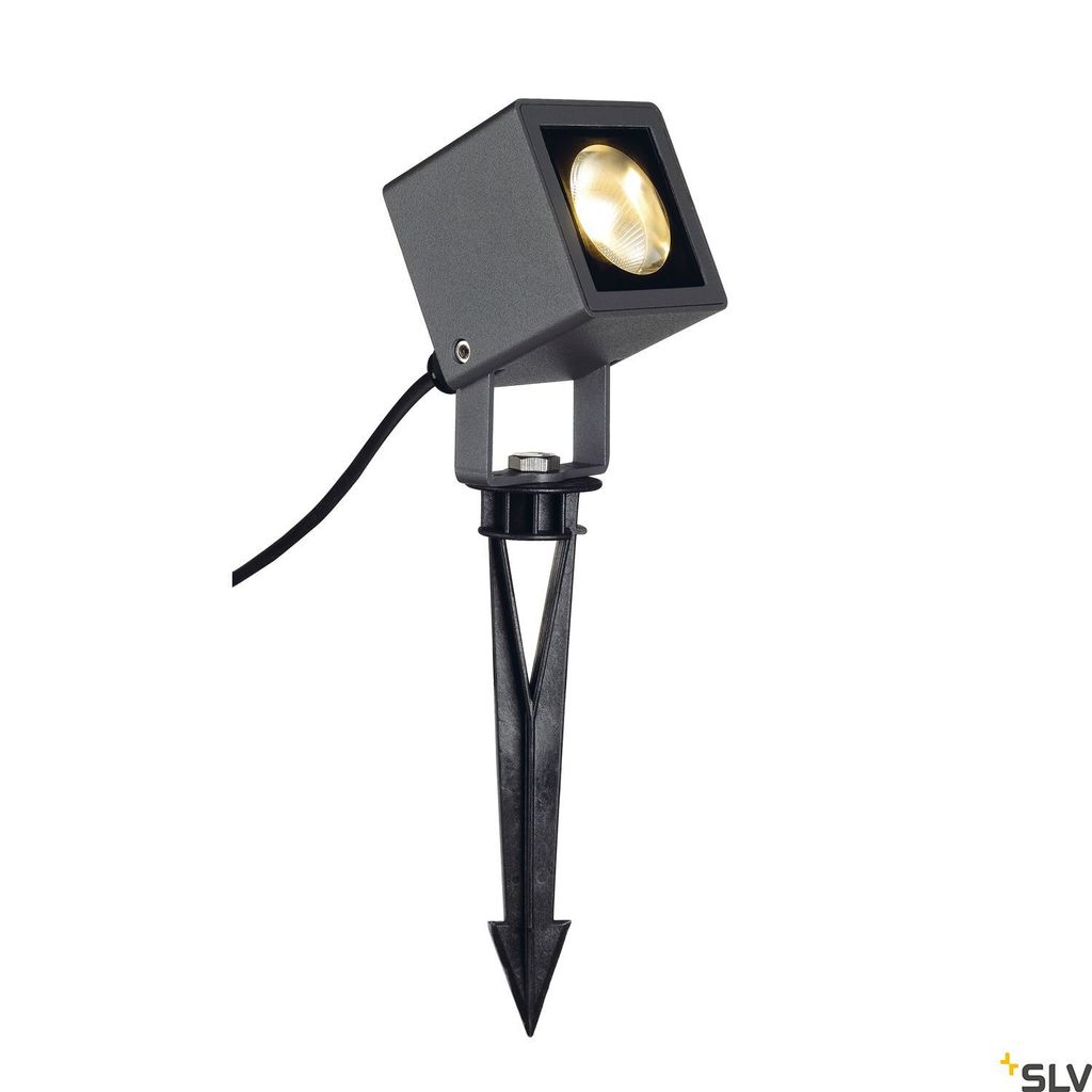 Nautilus Square 10 LED faretto angolare IP65 antracite Immagine del prodotto 
