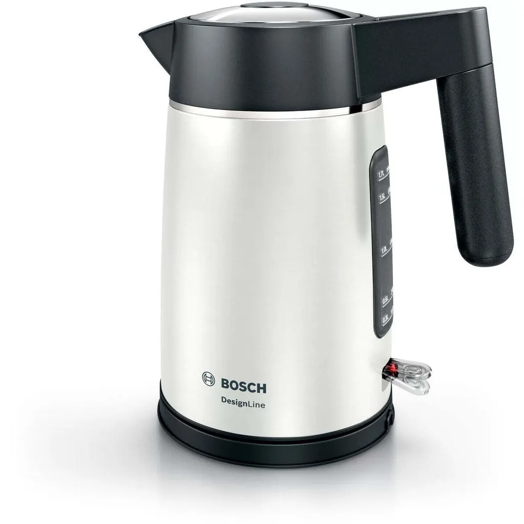 Bouilloire Bosch Anti-Calcaire 1,7 L : Fini l'Attente avec 2400W Inox