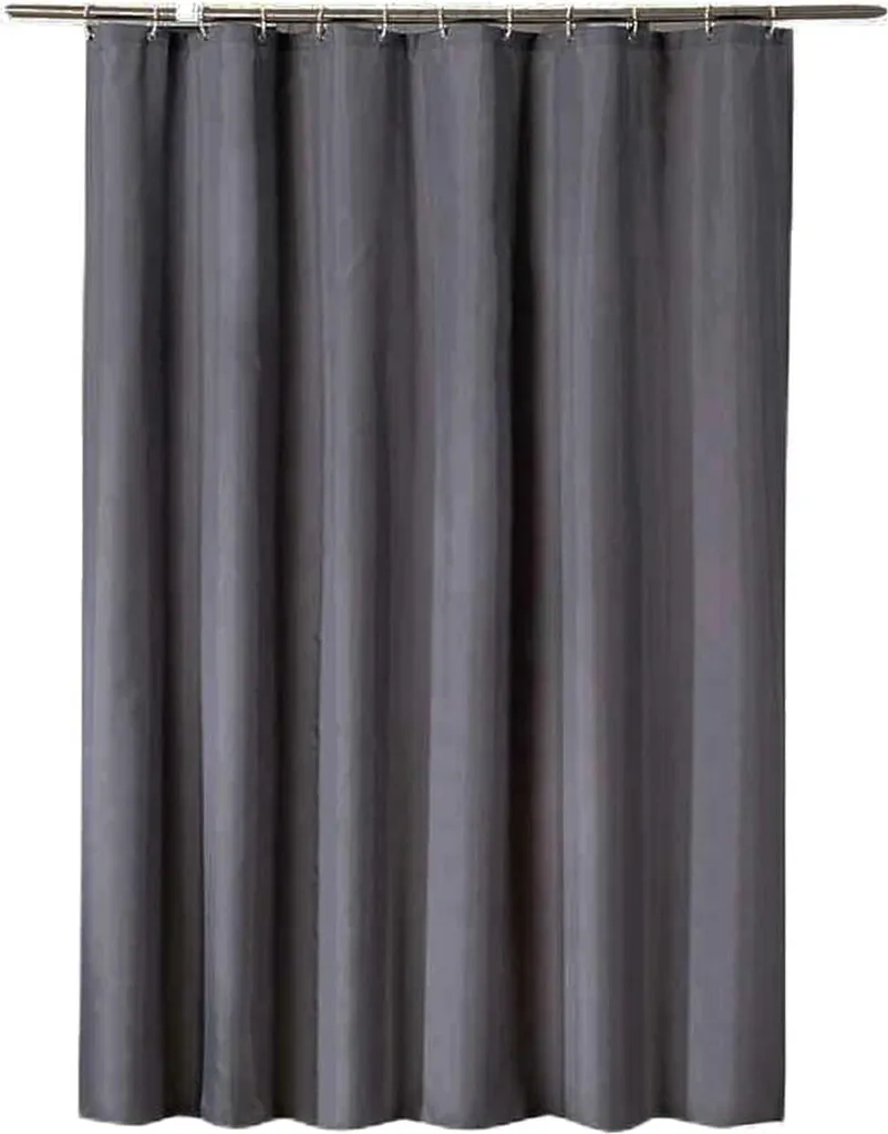 Rideau de douche imperméable 80x200 cm anthracite haute qualité durable