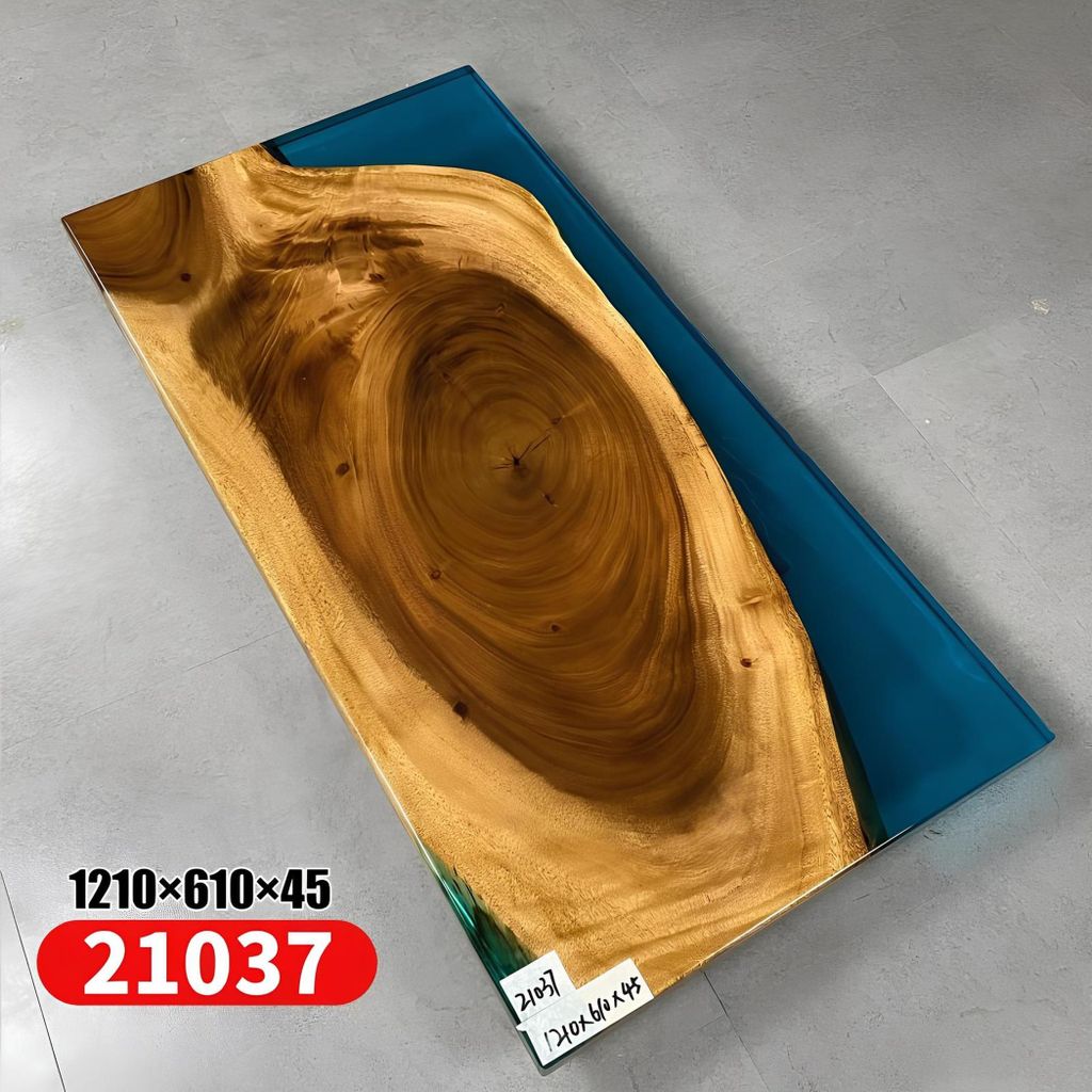 Couchtisch River Table Epoxidharz Massiv Tische 121x61 Flusstisch Echtes Holz