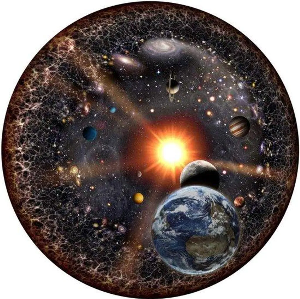Puzzle système solaire 1000 pièces - Impression haute définition HD