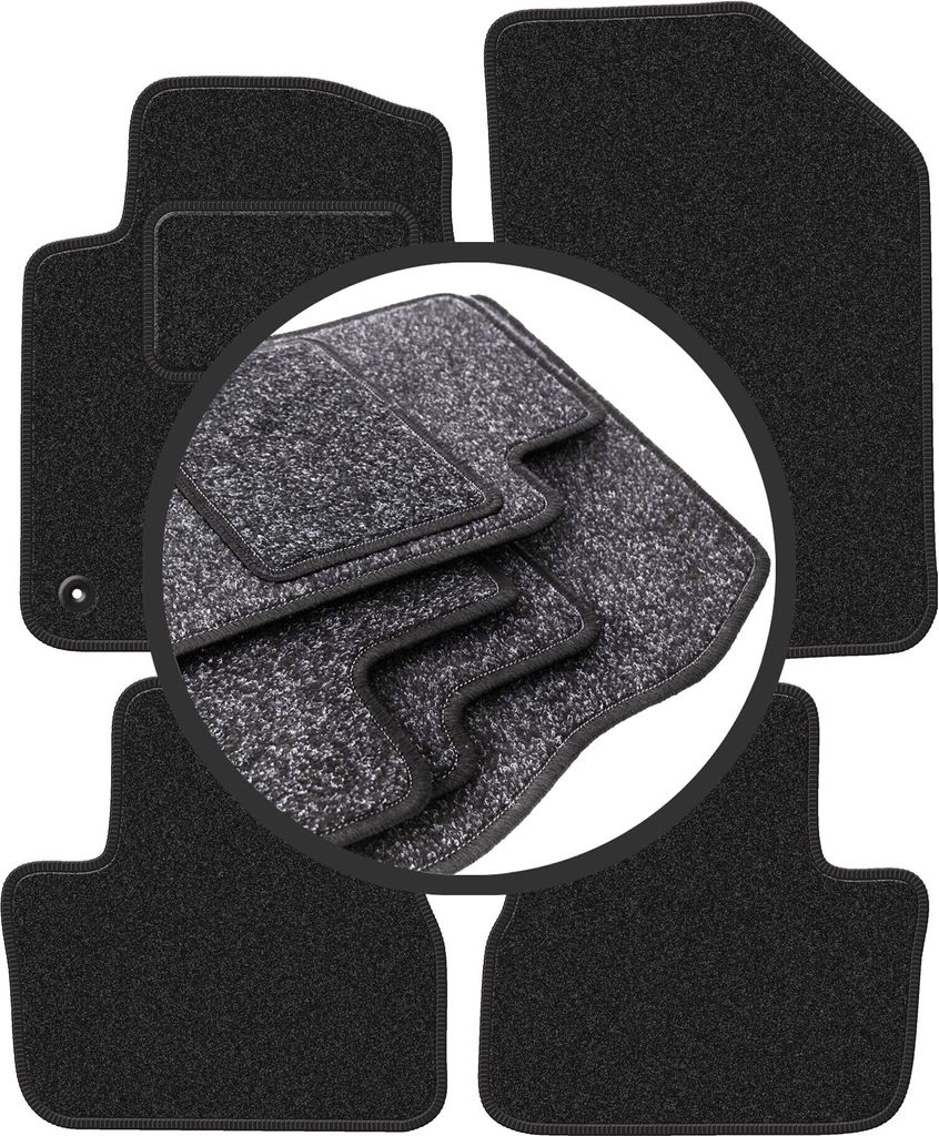 ANTHRA Autofußmatten für: Peugeot 208 I Schrägheck (2012-2019)