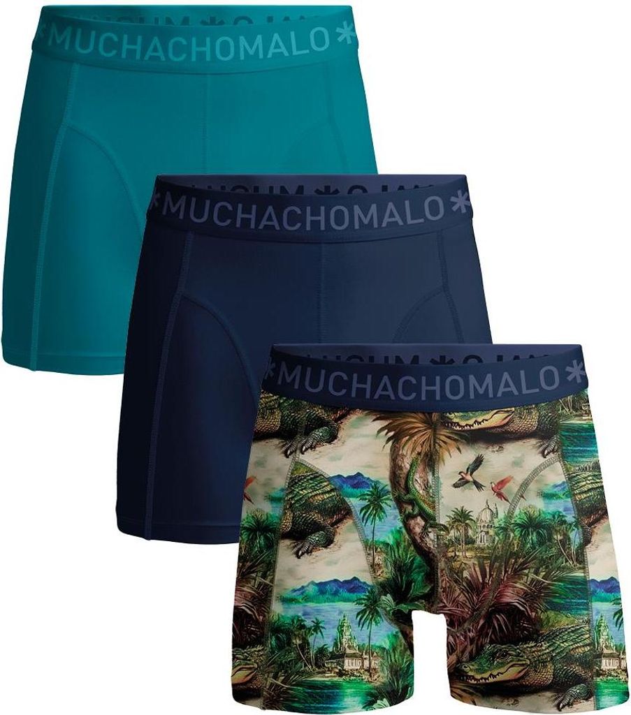 Muchachomalo Herren Boxershorts – 3er Pack – Baumwolle Stretch – Bequeme Unterwäsche – Größe 7XL - U-OUTLT1010-340