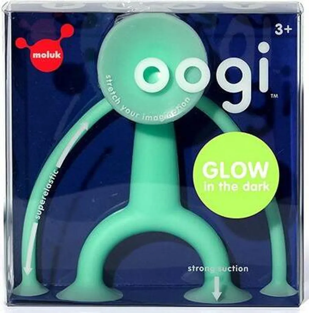 Moluk Oogi Jr. Figurine élastique lumineuse MQ6 phosphorescente 8cm