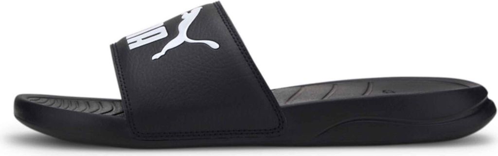 Puma Popcat 20 Badesandalen in Übergrößen Schwarz 372279-01 große Unischuhe