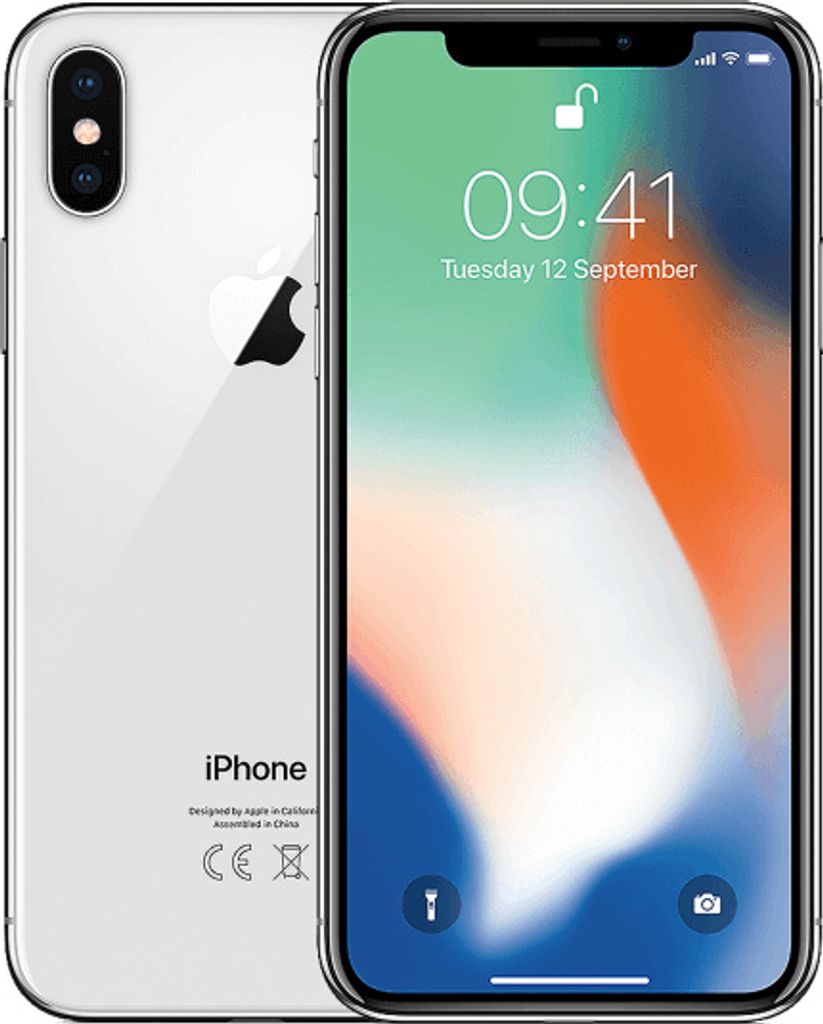 iPhone - au  iPhone X 64GB シルバー Apple iPhone X 64 GB Silver Gut