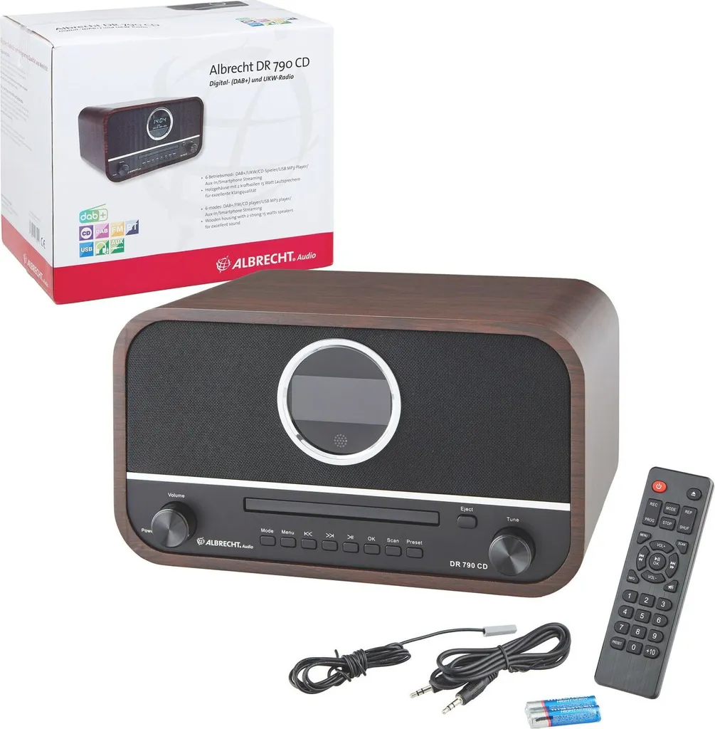 Système audio stéréo 4.1 Albrecht DR 790 Bluetooth avec télécommande - 8