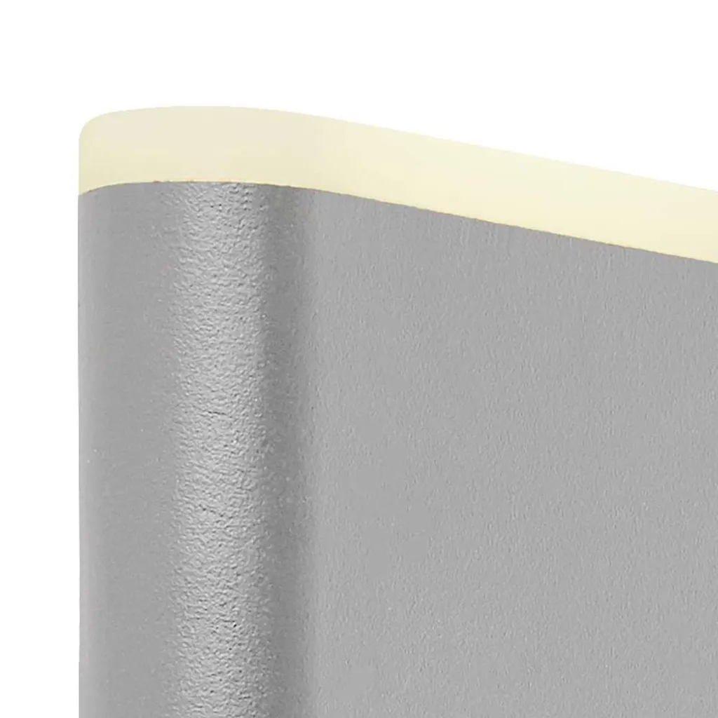 Applique d'extérieur LED UP/DOWN grise avec diffuseur frosted IP65 - 3