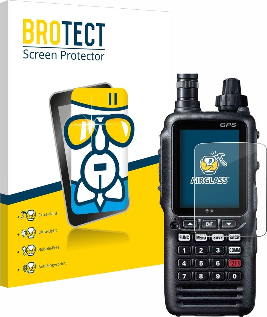 BROTECT Schutzglas für Yaesu FTA-850L Schutzfolie Panzer Folie Glas Display Schutz klar