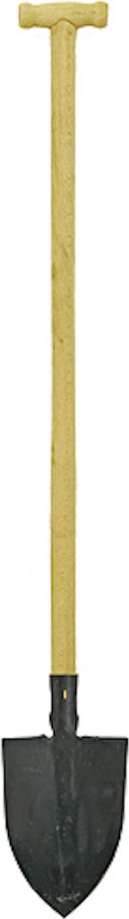 PROREGAL Spaten Gardex spitz, mit Griff 1450g