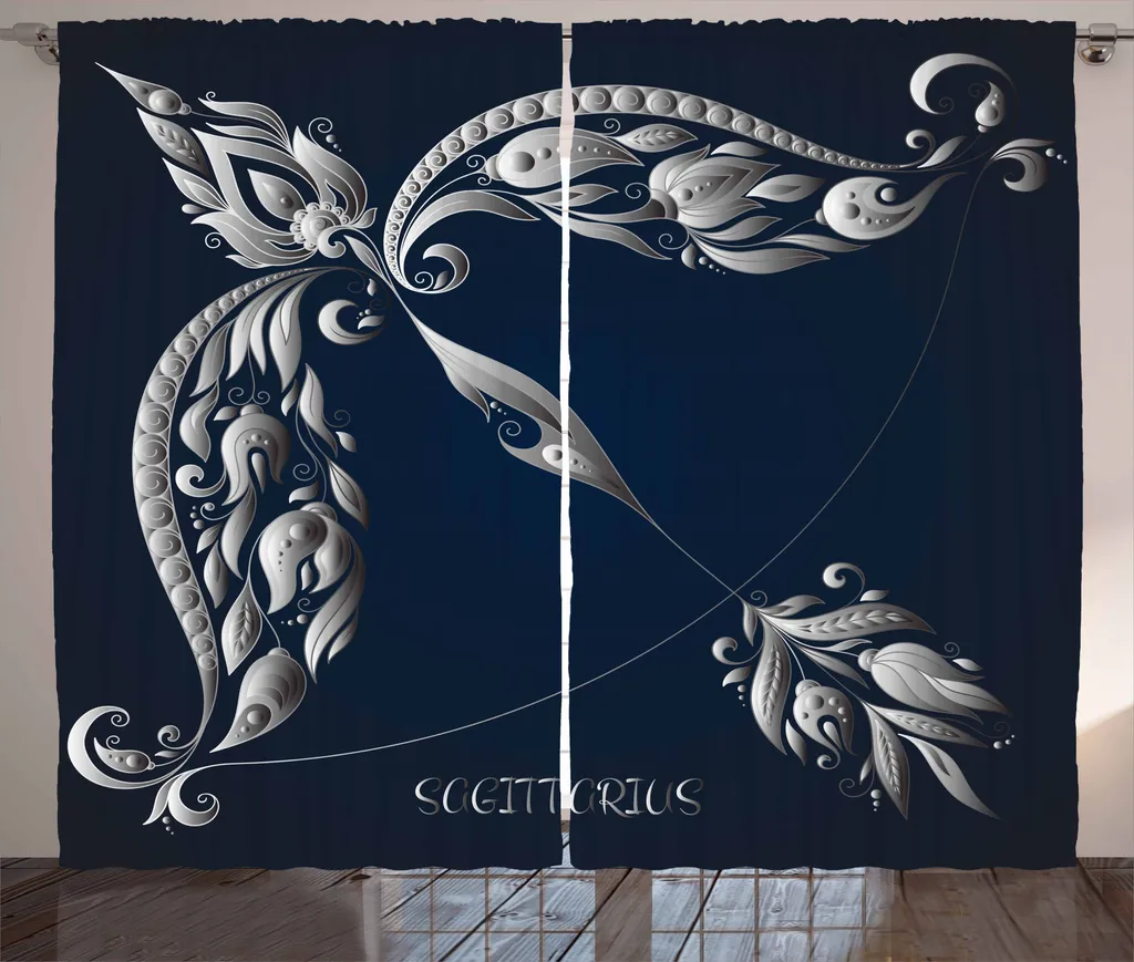Tende Design Arco e Freccia ABAKUHAUS Blu Scuro 280x175 cm Living