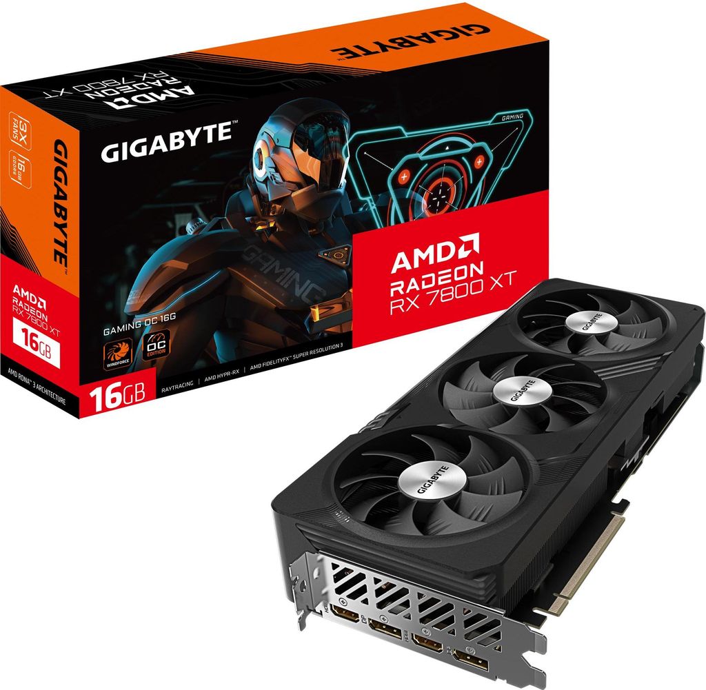 Gigabyte GV-R78XTGAMING OC-16GD Radeon RX 7800 XT GAMING OC Produktbild 
