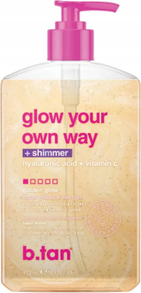 b.tan Glow Your Own Way Shimmer - Gel Autoabbronzante Idratante 473ml