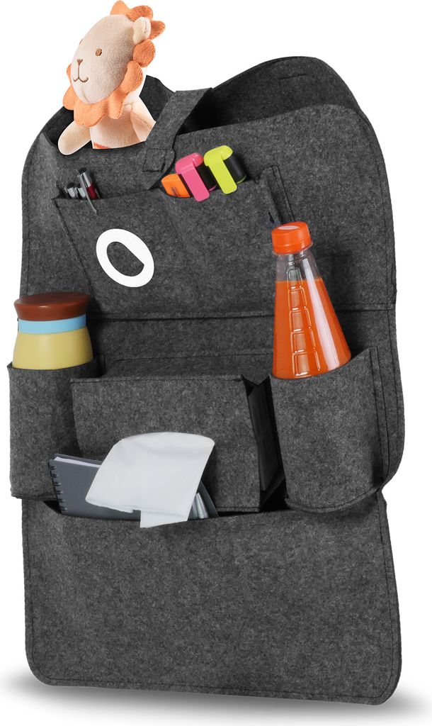 Lionelo Zubehör für Autositze Organizer Tasche für KFZ Kopfstütze Kind Baby Stauraum für Autositz