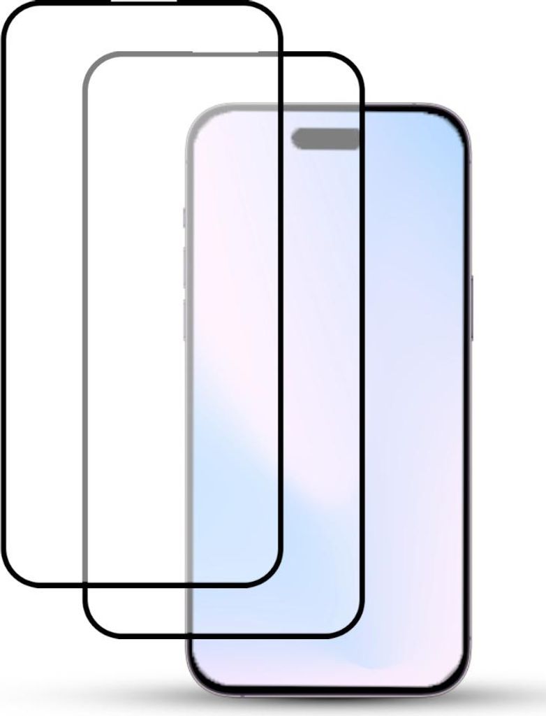 2-pak iPhone 15 Pro Max Szkło ochronne na ekran - Szkło Zdjęcie produktu 