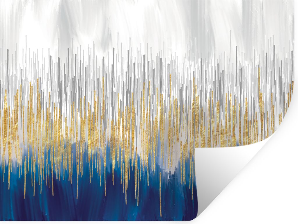 MuchoWow Wandtattoo Wandsticker Wandaufkleber Abstrakt - Gemälde - Öl 80x60 cm Selbstklebend und Repositionierbar - Faltenfrei