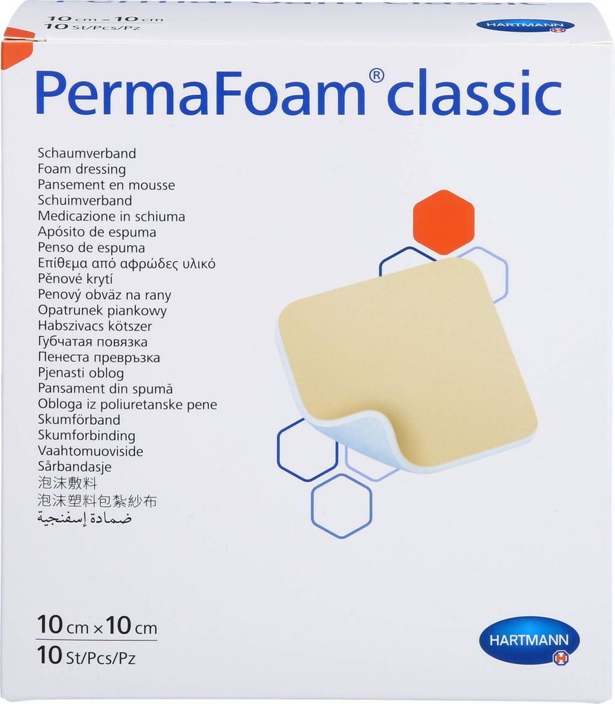 Hartmann PermaFoam Classic 10 x 10 cm P10 | Packung (10 Stück)