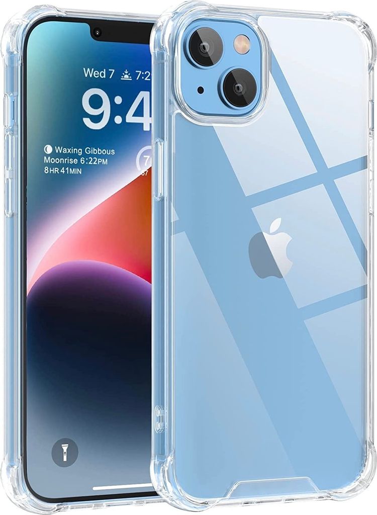 iPhone 14 Plus Hülle AVANA Schutzhülle Klar Durchsichtig Bumper Case Transparent
