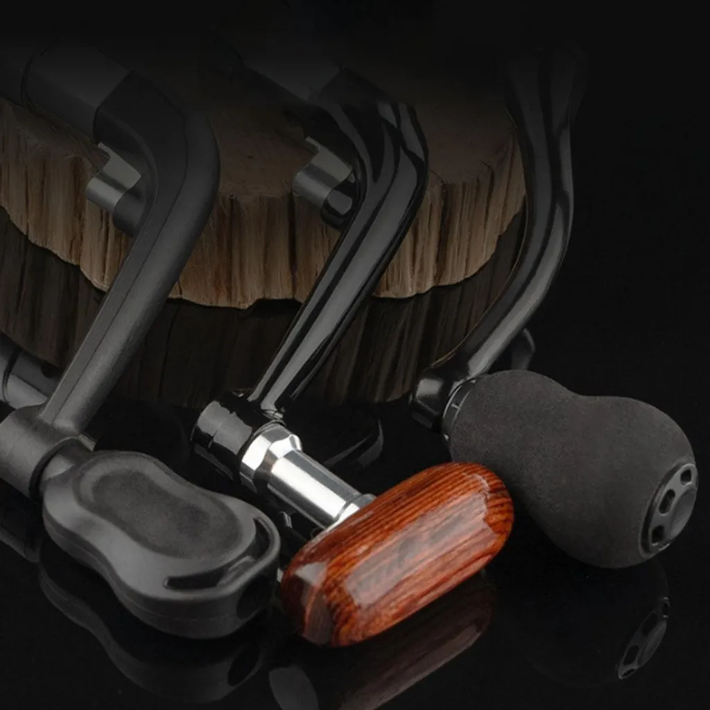 DAYnagh Maniglia per mulinello da pesca Tappi a vite Semi-Metal Maniglia per mulinello da pesca Dado da pesca Spining Reel Manopola Vite per impugnatura mulinello