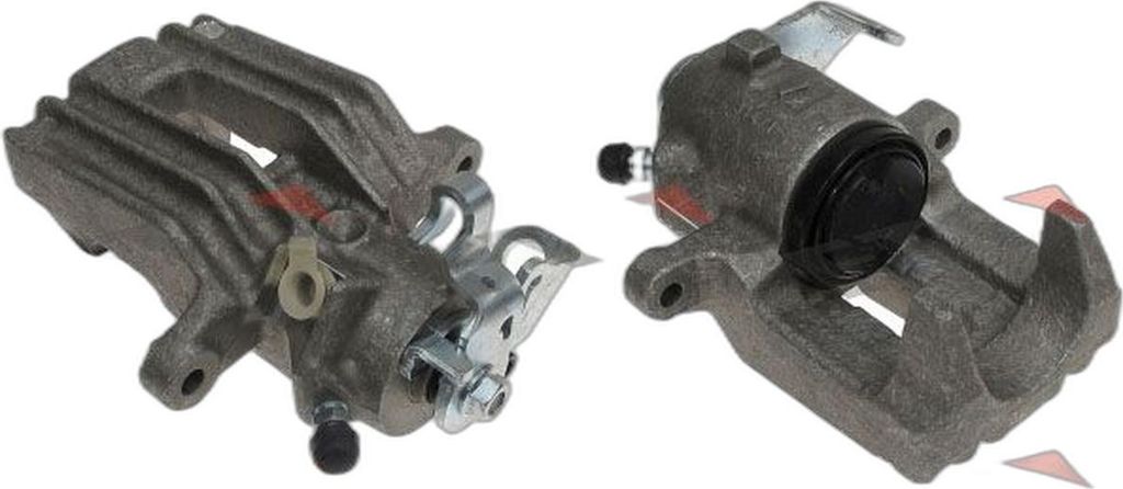 Bremssattel HA rechts Faustsattel Ø 41 mm Aluminium grau FTE für u.a. VW BORA