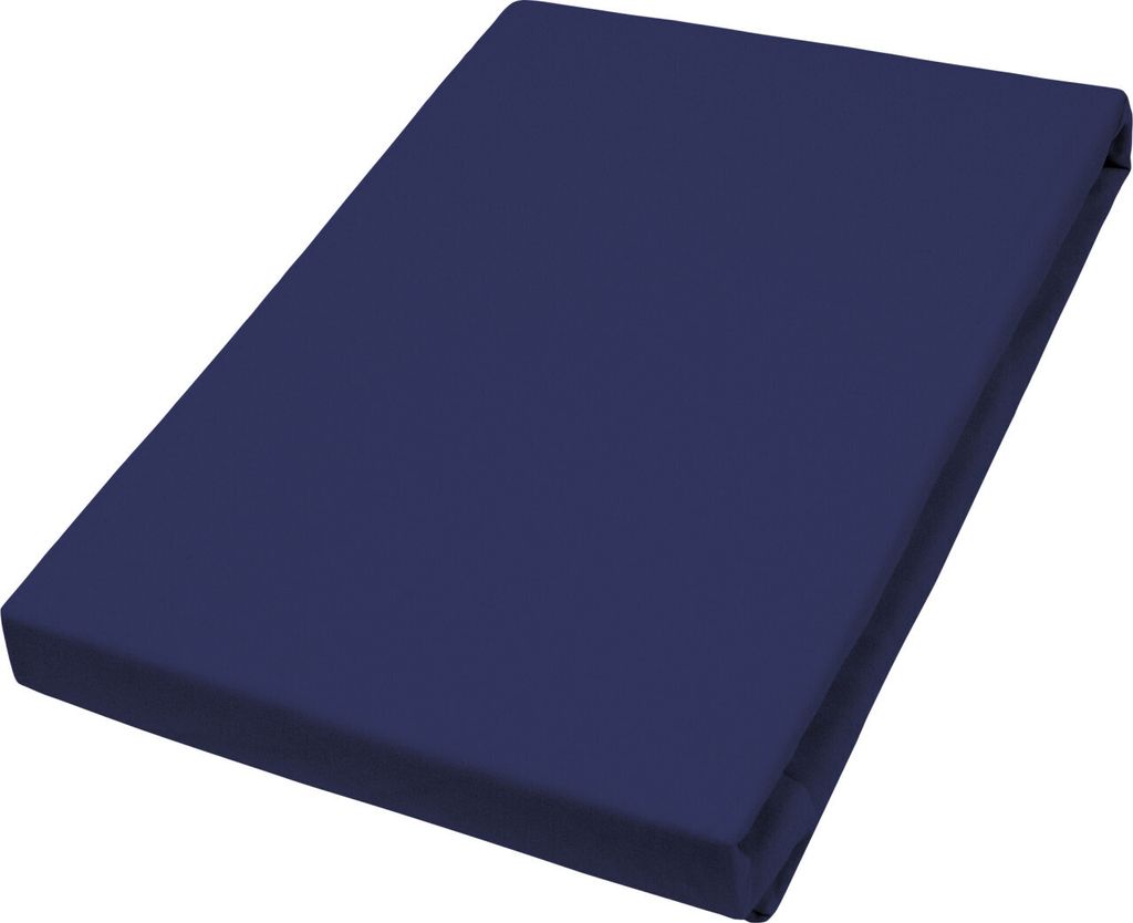 Vario Jersey-Spannbetttuch marine, 150 x 200 cm Produktbild 