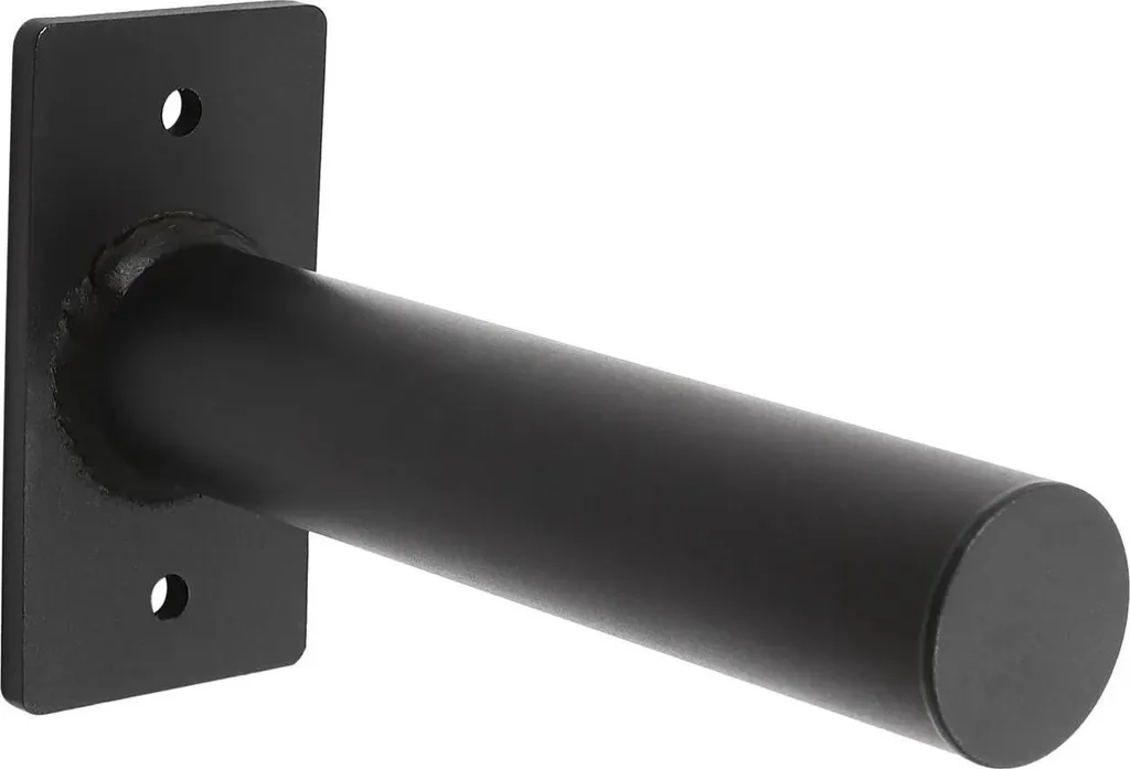 Support mural disques haltères gain de place Lot de 4 Noir Mat 80kg - 9