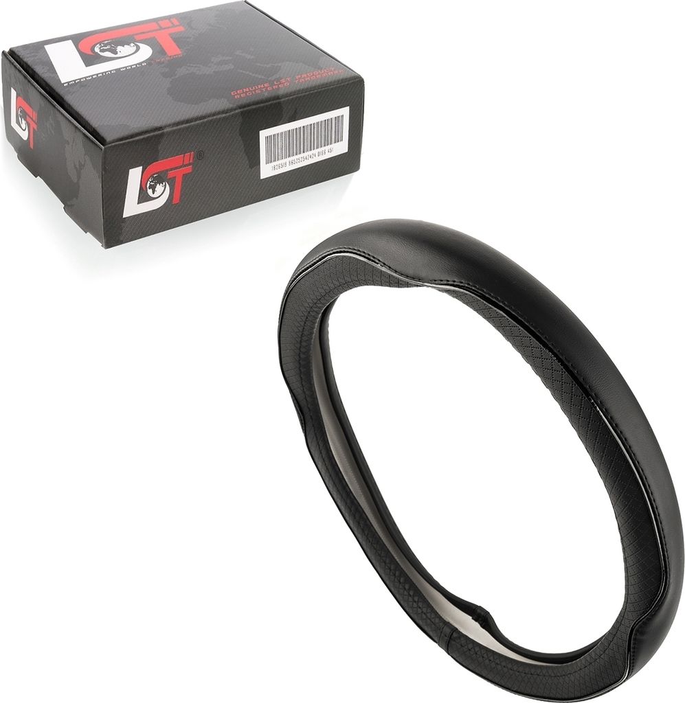 Lenkradbezug Ø 38x9 cm Schwarz für SAAB für OPEL für VOLVO für VAUXHALL