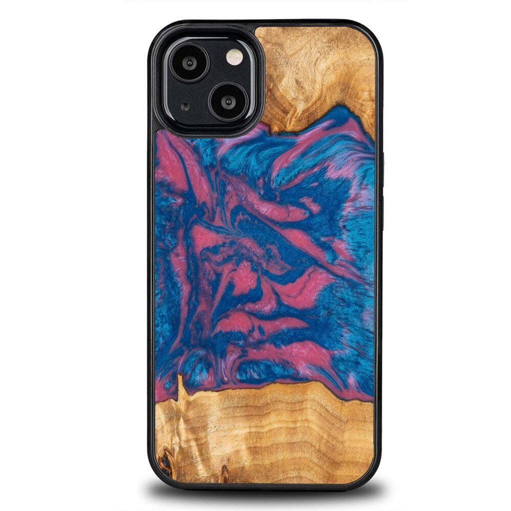Bewood Einzigartige Hülle für iPhone 13 - Neons - Vegas