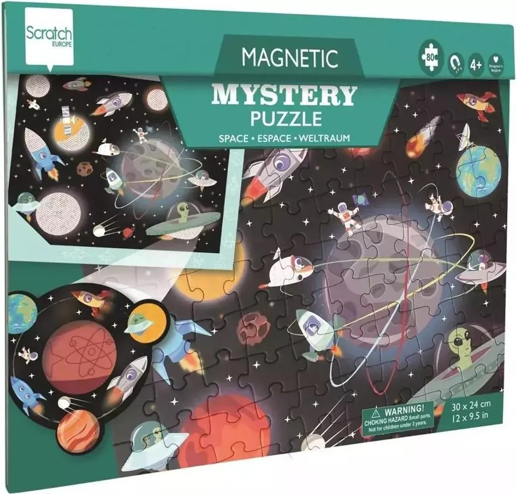 Puzzle Magnétique Espace pour Enfant : Apprendre l'Astronomie en s'Amusant