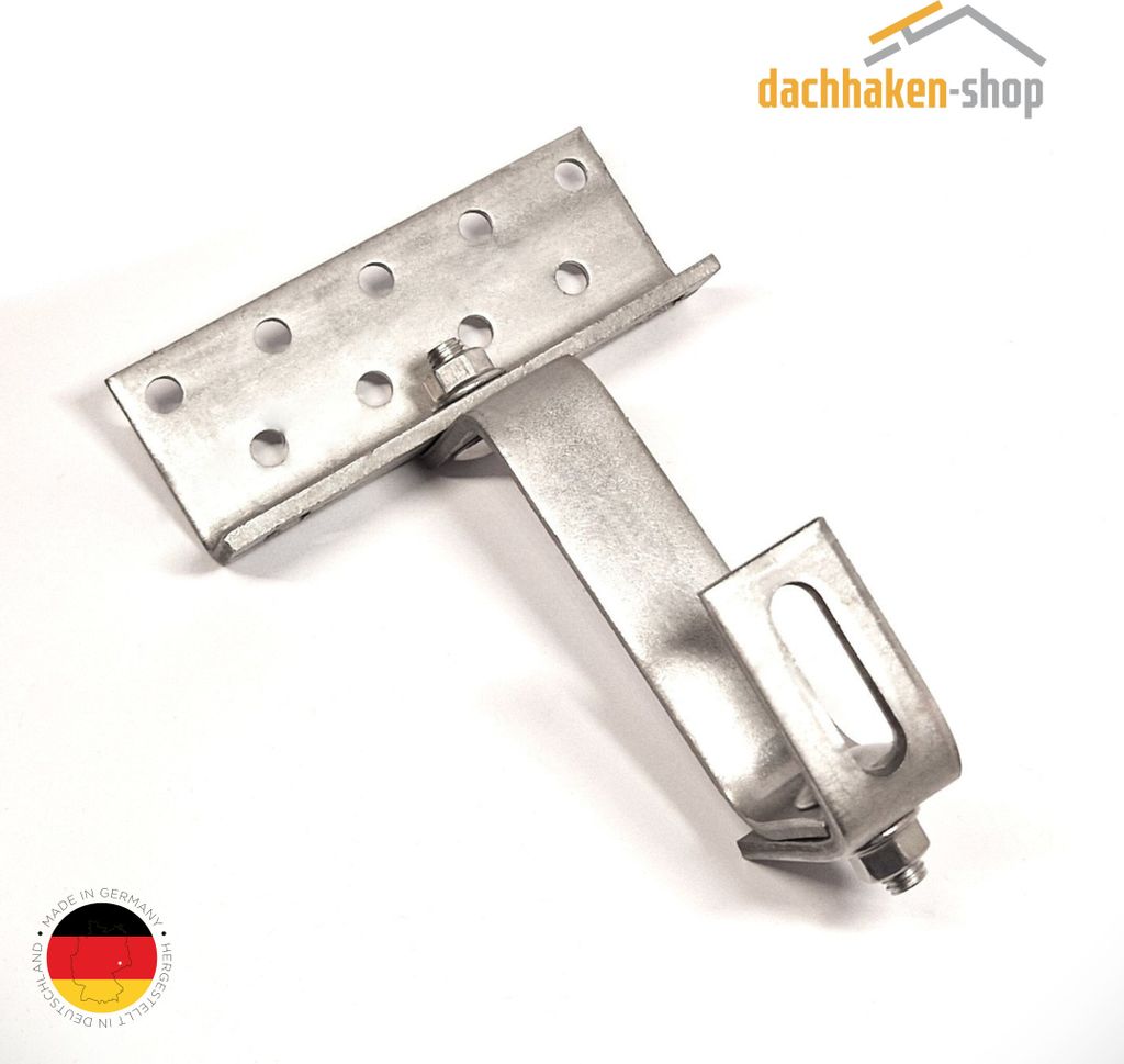 Dachhaken 3-fach verstellbar | Vario Edelstahl 1.4016 | 4600