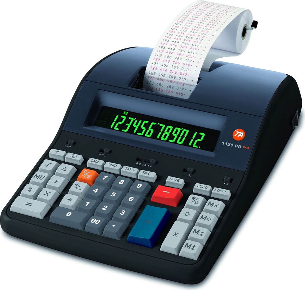 TRIUMPH-ADLER druckender Tischrechner 1121 PD Eco