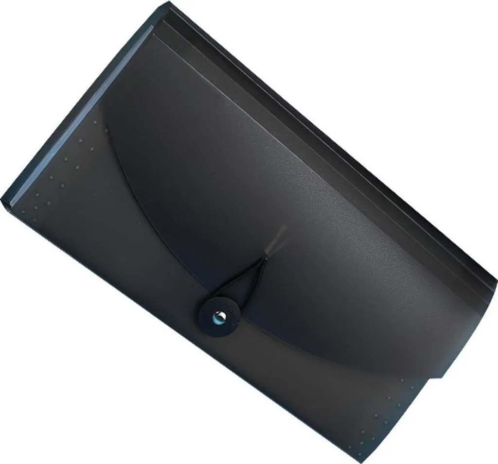 INF Organizzatore File Fisarmonica 13 Tasche - Porta Documenti A4 Nero