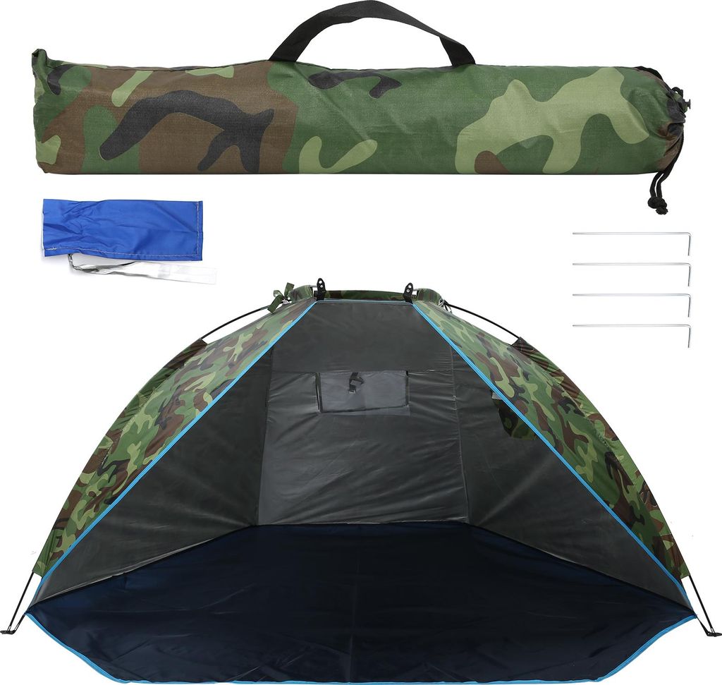 Outdoor Angeln Shelter Zelt tragbare Tarnung Sonnenschirm Zwei-Personen-Camping
