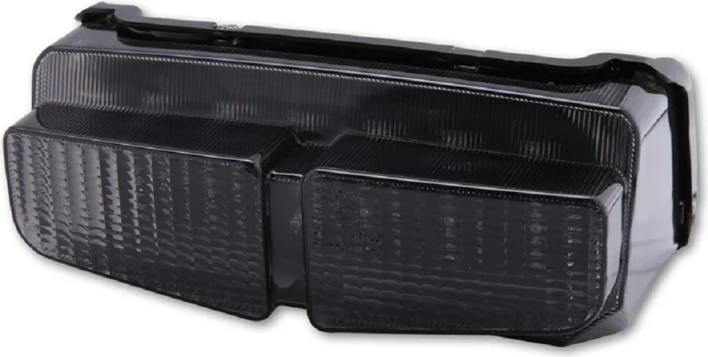 Feu arrière LED moto fumé HIGHSIDER compatible Yamaha FZS 600 1998-2003