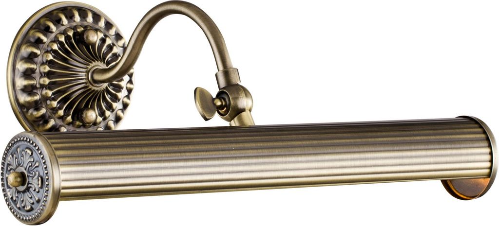 Klassische Bildwandleuchte Renoir Braun, Maytoni, 2xE14, mit Dimmer, 25W