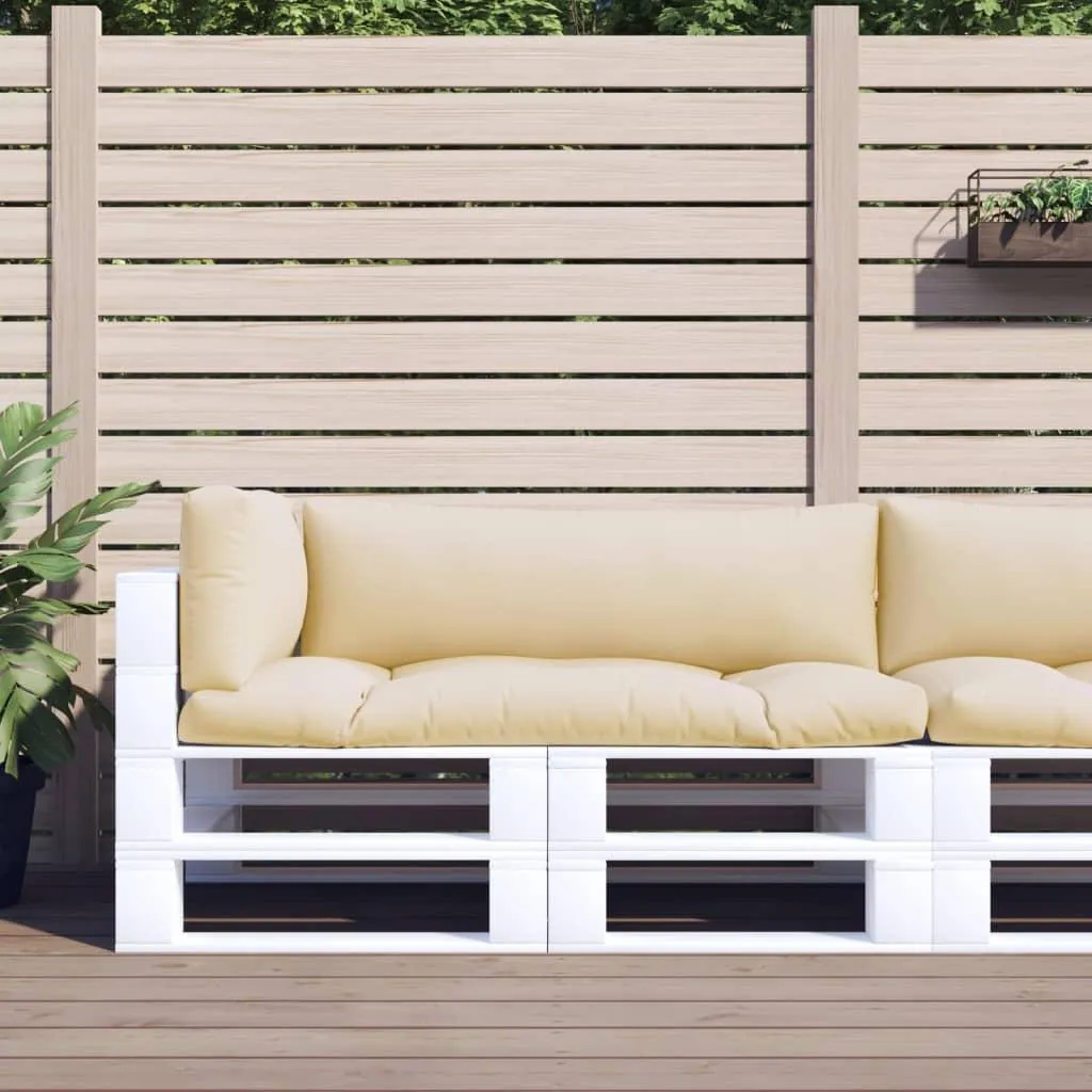 Cuscini Pallet 3 Pezzi Beige: Rinnova il Tuo Outdoor con Stile Minimal - 2