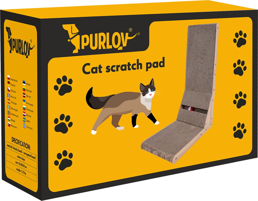 Eck-Kratzbaum für Katzen Purlov 22008 Produktbild 10
