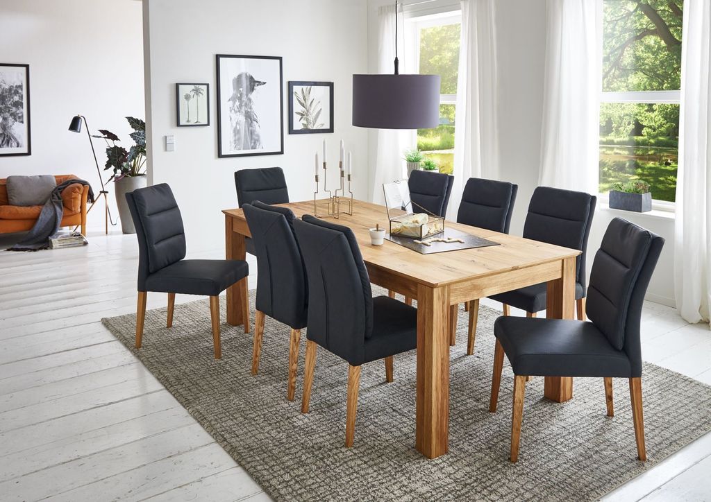 Relita Esstisch Family 160 x 100 Eiche massiv antik geölt; Produktbild 4