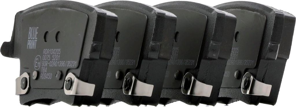 BLUE PRINT Bremsbeläge Satz Hinten für CHRYSLER 300 C Touring (LX, LE) ADA104205