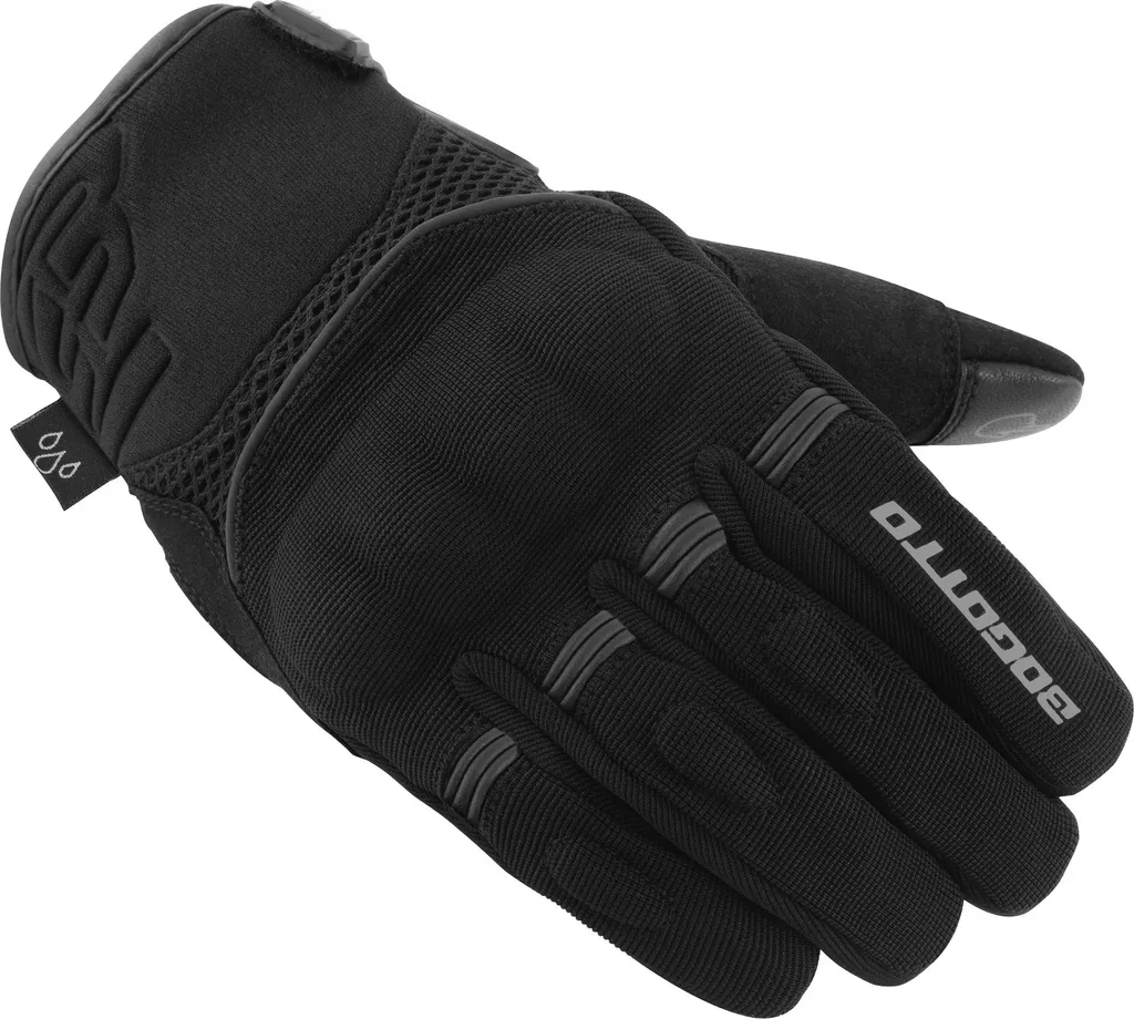 Gants Bogotto Clutch-RS Noir L avec renforts carbone et grip optimisé