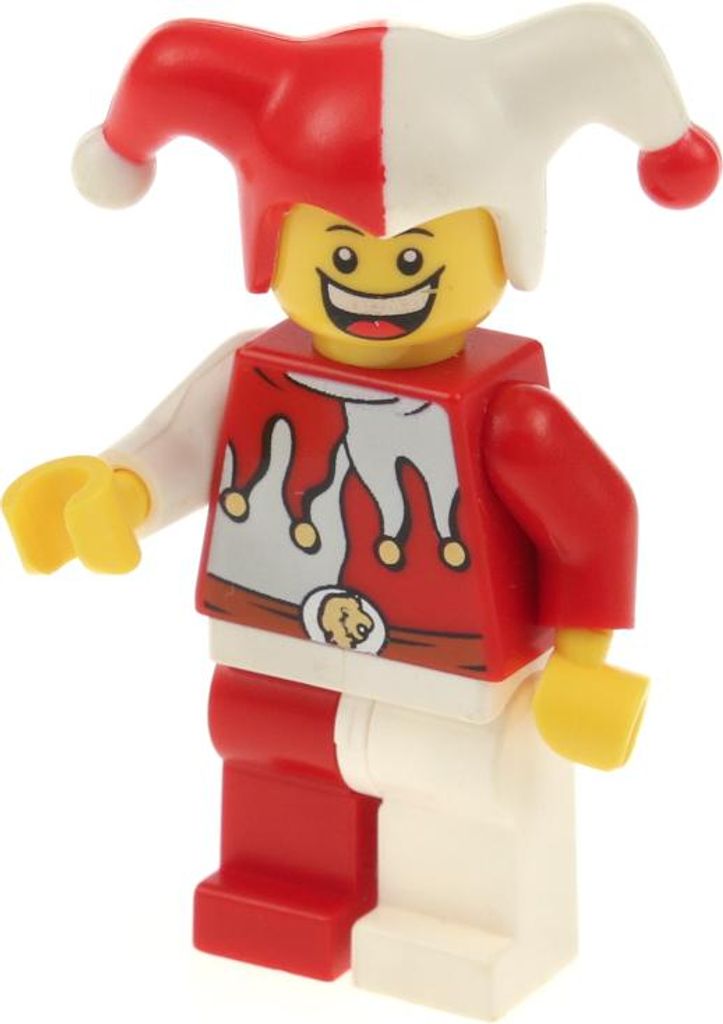 1x Lego Minifigur Castle Kingdoms Narr Jester Hofnarr Produktbild 