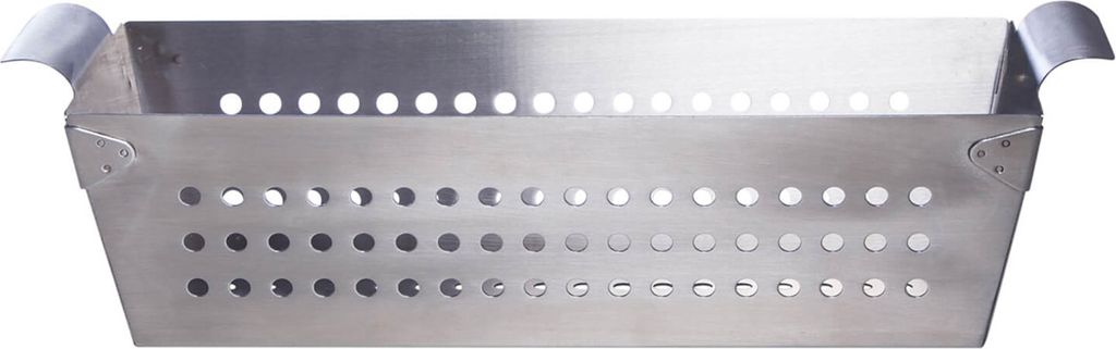 Paella World ALL'GRILL Edelstahl-Grillkorb 30x13x9 cm, integrierte Griffe