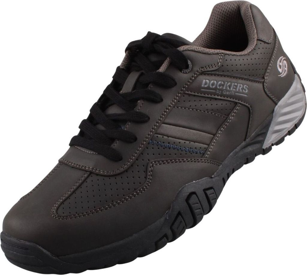 Dockers by Gerli Herren Schuhe 54BN001-650120 Sneaker Schwarz Grau, Schuhgröße:40 EU
