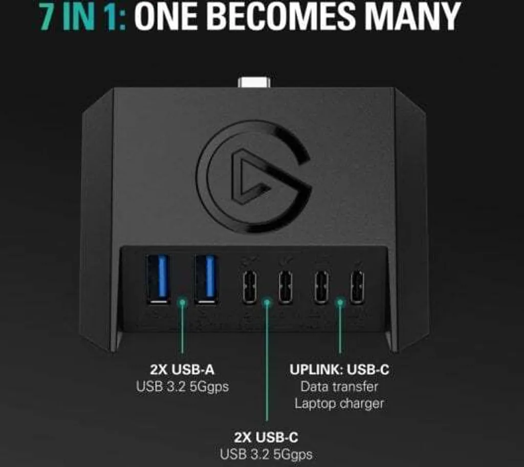 Concentrateur USB Elgato Hub Extension pour Stream Deck Plus - 4