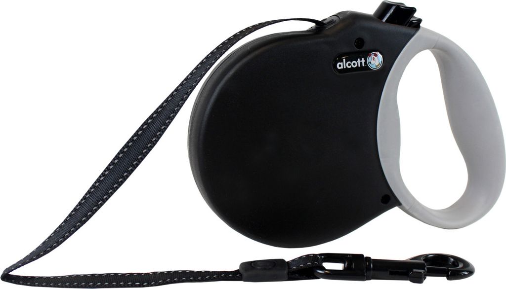 Alcott Abenteuer Rollleine Gr. M - 5m bis 30kg in schwarz Produktbild 
