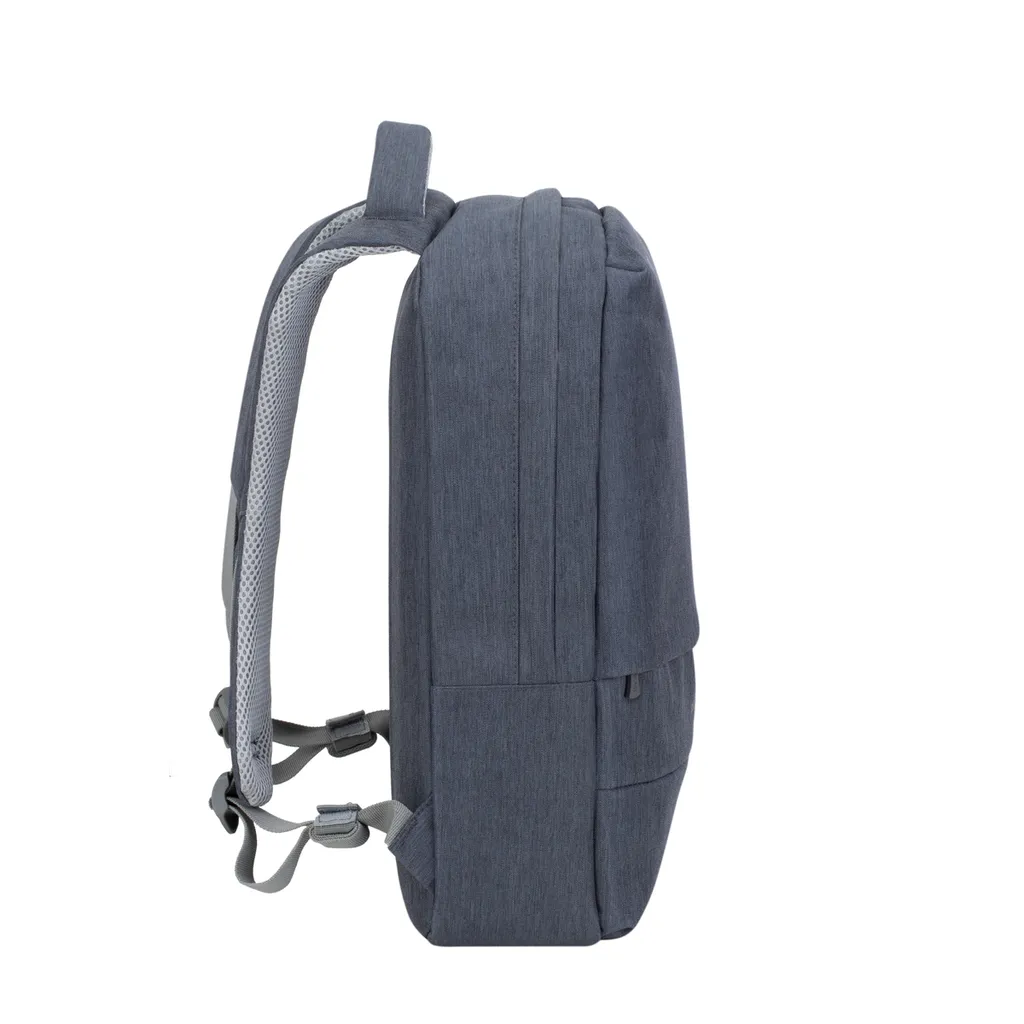 Rivacase 7562 Sac à dos ordinateur 15.6 avec protection anti-vol grise