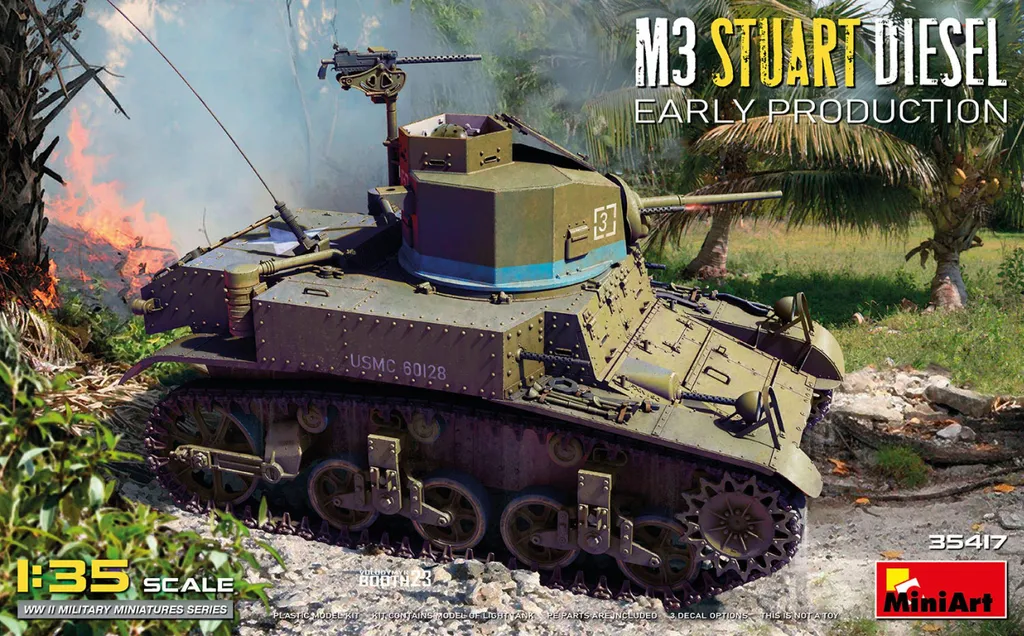 M3 Stuart Diesel 1:35 : La Maquette Haute Précision Facile à Monter