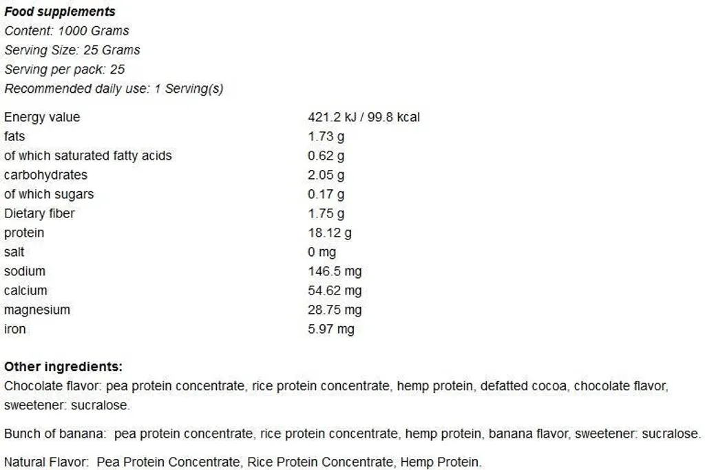 Protéine Végé Banane Vegan Blend GymBeam - Complément pour Musculation