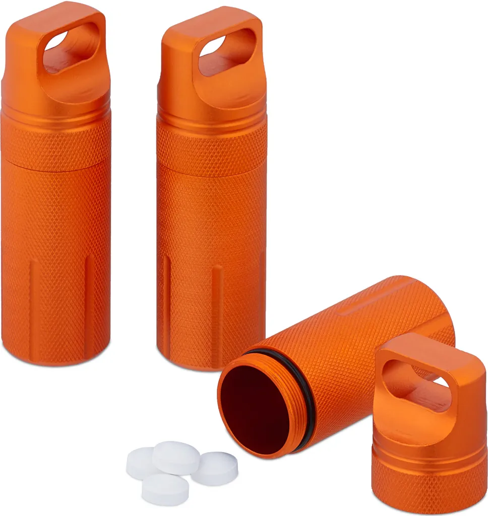 Set 3 Capsule Viaggio Relaxdays - Contenitori Impermeabili Multiuso