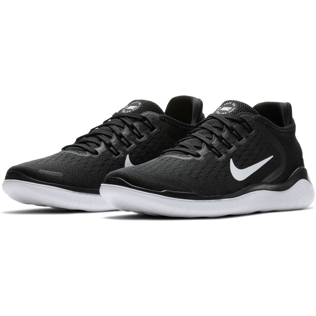 Nike Free Run 2018 Herren Laufschuhe schwarz/weiss EU 41 | UK 7 | US 8